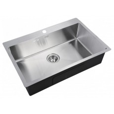 Врезная кухонная мойка ZorG INOX R 7551 75х51см нержавеющая сталь